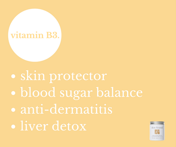 vitamin B3 niacin for eczema dermatitis
