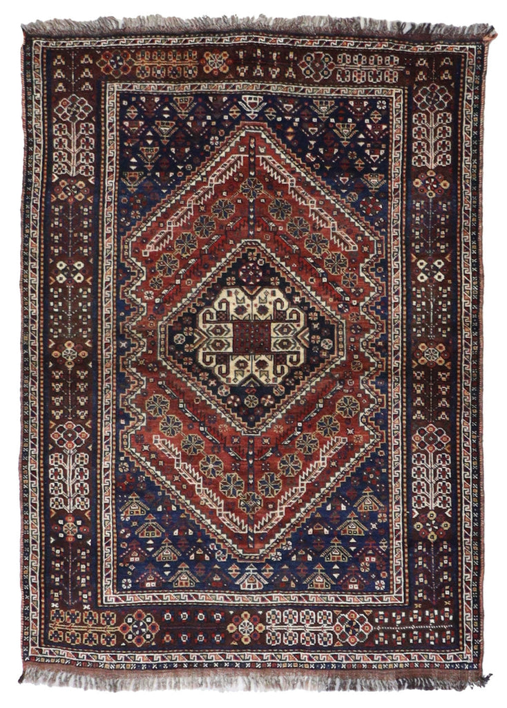 Antique Shiraz Handwoven Tribal Rug | Landry & Arcari