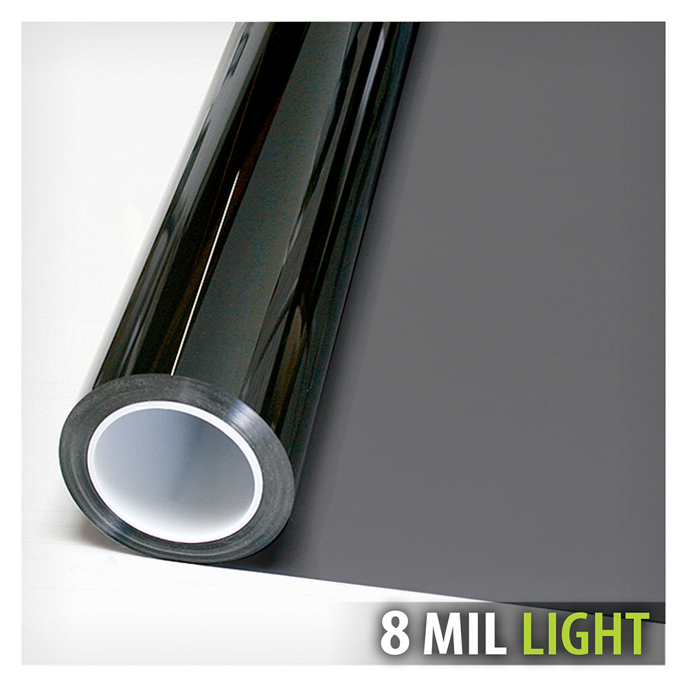 Light BDF S8MB50 WIndow Film Security and Safety 8 Mil Black 50 