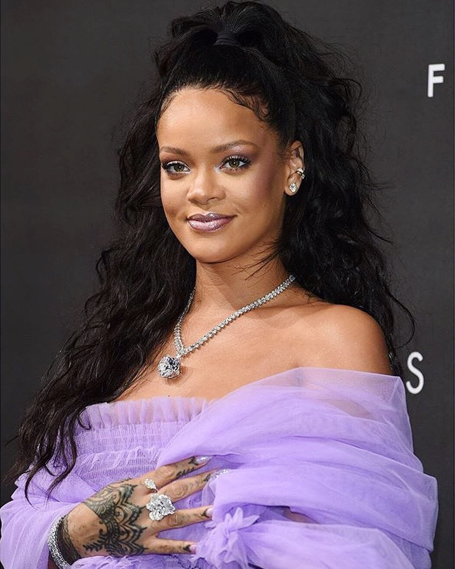 shot of global superstar rihanna wearing our stunning diamond