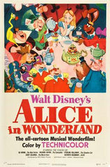 Disney Alice's Adventures in Wonderland Movie Poster