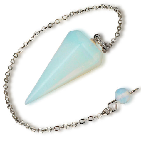 Pendule Chakra en Opalite