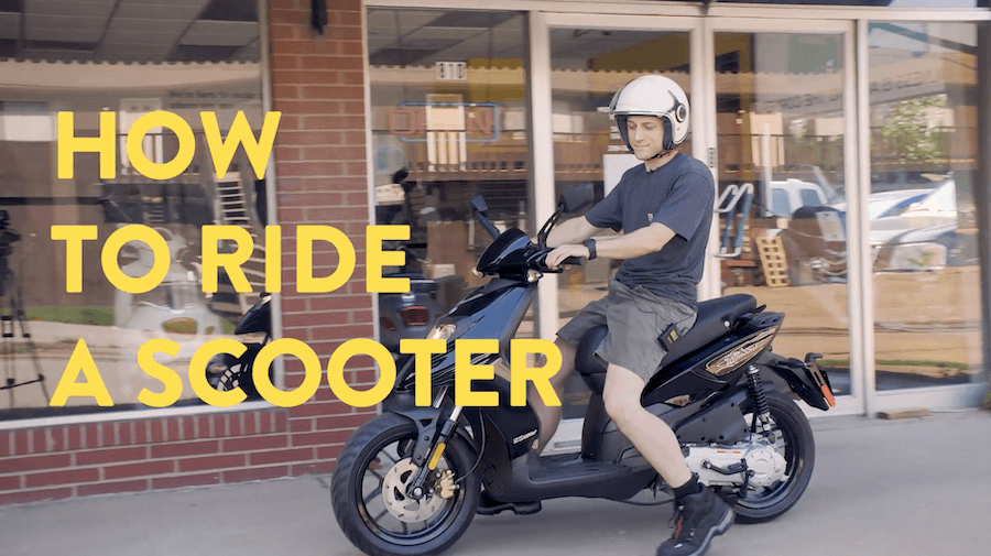 ride scooter