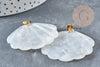 Kit création Boucles d'Oreilles coquillage Acétate Grande Scarla, Coffrets et kits pour la création de bijoux fantaisie DIY G8812