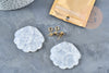 Kit création Boucles d'Oreilles coquillage Acétate Grande Scarla, Coffrets et kits pour la création de bijoux fantaisie DIY G8812
