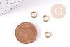 Anneaux de jonction ronds laiton brut 6mm,anneaux ouverts sans nickel pour création de bijoux X1gG6583