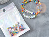 Kit Bracelet d'amitié prénom personnalisé multicolore, Coffrets et kits création de bijoux fantaisie DIY, pochette pour 1 bracelet G9022