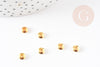 Rondelles intercalaire laiton doré 5mm,perles dorées, perles intercallaires,perle disque,lot de 20 50 100, G0044