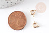 Fermoir marin gold-filled 5mm, fermoir qualité pour création bijoux, X1 G1357