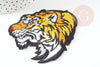 Ecusson brodé à repasser tigre customisation vêtement, écusson thermocollant,patch écusson brodé,85mm, X1 G2858