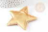 Ecussonà coudre étoile dorée customisation vêtement, écusson thermocollant,patch écusson ,67x71mm, X2 G4828