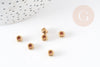 Perles intercallaires laiton brut,perles dorées, création bijoux, laiton brut, 6mm, X10G4622