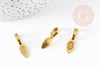 Bélière dorée support coller,support Pendentif doré, support pendentif, création collier,2.6cm, X1G0902