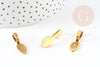 Bélière dorée support coller,support Pendentif doré, support pendentif, création collier,2.6cm, X1G0902