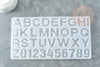 Moule pour fabrication lettre résine, un moule en silicone pour réaliser des bijoux avec inclusion en résine, X1 G4575