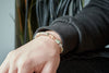 Kit Bracelet pour Homme Jaspe naturelle et zamac argenté MARIN, Coffrets et kits création de bijoux fantaisie DIY, pochette 1 bracelet G9178