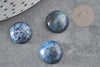 Cabochon rond bleu lapis lazulis,cabochon pierre, lapis lazulis naturel,12mm, pierre naturelle, X1 G1128