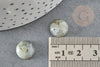 Cabochon rond labradorite, cabochon rond, labradorite naturelle,12mm, pierre naturelle, X1G1015