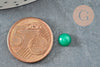 Cabochon jade vert rond 6mmjade naturel,cabochon jade vert,pierre naturelle, pierre précieuse, X1 G1587