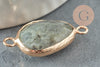 Pendentif connecteur labradorite naturelle,creation bijou,pendentif bijoux en pierre naturelle,bracelet pierre,27.5mm, X1G0308