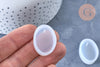 Moule en silicone ovale pendentif 28mm, moule en silicone pour réaliser des bijoux avec inclusion en résine, l'unité G6948-Gingerlily Perles