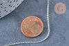 Chaine de cheville maille rollo très fine argent 925 massif 22.8cm, X1 G8063