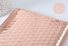 Enveloppes à bulles en plastique métallisé rose clair 22.5x15cm, emballage auto-adhésif pour vos expéditions,10 pièces G6810-Gingerlily Perles