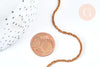 Chaine forçat laiton brut 3x2mm, chaine au mètre pour création bijoux DIY, 5 metres -G6748-Gingerlily Perles