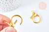 Fermoir grand mousqueton perroquet laiton doré 34,5mm, grand fermoir qualité doré, fabrication bijoux, l'unité G6894-Gingerlily Perles