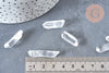 Pointe cristal de roche non percée 10-46mm, pierre brute, création bijoux,cristal, perle pierres, pierre naturelle, l'unité G6842-Gingerlily Perles