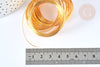 Fil mémoire de forme acier doré 40 mm AVEC DEFAUT, création de bijoux DIY, fabrication de bracelet, 20 tours G7209-Gingerlily Perles