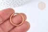 Bague alliance anneau acier inoxydable doré, creation bijoux sans nickel, bague femme acier inoxydable G7024-Gingerlily Perles