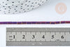 Perles Tube verre violet pourpre irisé 4.5x2.5mm,perle tissage et fabrication bijoux,le fil de 36cm G7332-Gingerlily Perles
