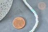 Perles porcelaine abacus multicolore pastel 4x3mm, création bijoux céramique, le fil de 38cm G7805-Gingerlily Perles