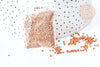 Perles tube cuivre métallisé mat façon Delica miyuki, Perle rocaille japonaise mat, perlage tissage, Sachet 8g, X1G7760