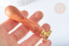 Sceau feuille de palme cire à cacheter 25mm,fourniture création invitation de mariage DIY, l'unité G8143
