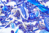 Kit mix de perles bleues Santorin, Coffrets et kits pour la création de bijoux fantaisie DIY, le kit, G8346