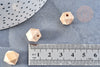 Perle bois ,bois hexagonale, perles bois, perle hexagone,Perles géométriques,11mm, X5,G6057