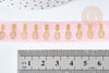 Ruban élastique rose doré ananas EFJF 16mm,bracelet EVJF,ruban mariage, scrapbooking, 1/5/10 Mètres G8307