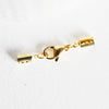 fermoir mousqueton et embouts acier doré, un lot de fermoirs et embouts pour création de bijoux acier doré inoxydable, l'unité,36mm G4006-Gingerlily Perles