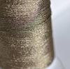 Fil marron métallisé, fil original, création bijoux, fil Couture broderie,fil chocolat,création bijou, diamètre 0.6mm-G364