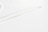 Chaine rollo argentée, chaine bijou, chaine argent,création bijoux, grossiste chaine, chaine argentée,2.7 mm, 5 mètres-G2010