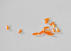 Perles rocaille Tube orange, Fournitures créative, perles rocaille orange, perles verre orange irisé, long tube,6mm, 5 grammes,G2692