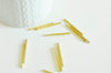 Tubes carré laiton brut, fournitures créatives,tube doré, création bijoux,tube laiton, tube bijoux,apprêts dorés,lot de 50, 40mm- G5802-Gingerlily Perles