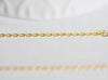 Chaine dorée or 16K, fourniture créative,chaine collier,création bijoux,chaine complète,cuivre doré 16k,chaine dorée 80cm, l'unité,G1123
