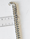 Bracelet gros maillons Acier fournitures créatives,fermoir toggle, acier inoxydable bracelet acier, fabrication bijoux, bracelet homme, G273
