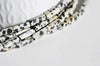 Perle jaspe dalmatien,perle rectangulaire,jaspe tacheté,pierre naturelle,perles jaspe,perles pierre, fil de 29, 13.5mm-G1925