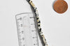 Perle jaspe dalmatien,perle rectangulaire,jaspe tacheté,pierre naturelle,perles jaspe,perles pierre, fil de 29, 13.5mm-G1925