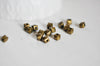 Perles hexagone bronze intercalaires, fournitures créatives, perles bronze,perles BRONZE,fourniture bronzes,création bijoux, 10 perles,G2754