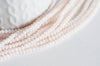 Perle toupie beige,perles bijoux, perle cristal beige,perle cristal, cristal beige,Perle verre facette, fil de 150, 3mm-G622